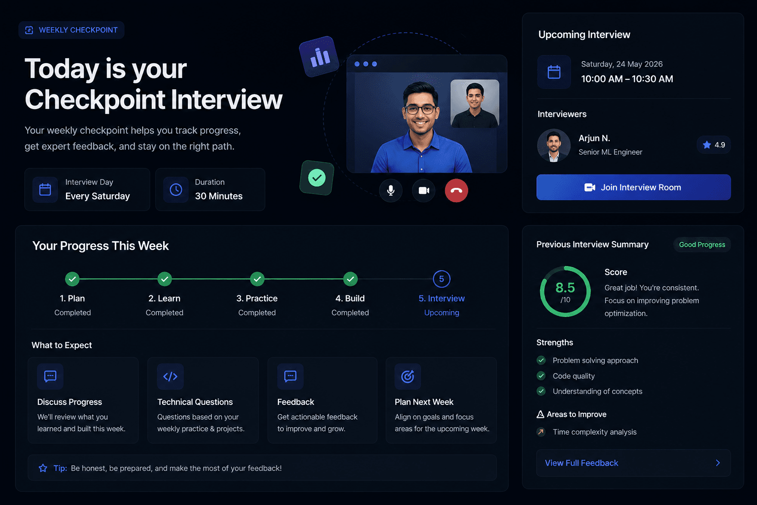 Weekly Checkpoint Interview